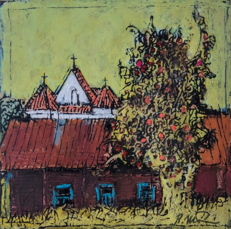 "Это же жуть, и она аккумулируется через меня". Гродненская художница открыла виртуальную выставку о заброшенных деревнях