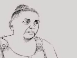 Гродненка Галина Кубишина рассказала, как исполнила мечту отца, погибшего после войны. Рисунок: Даниил Шевченя