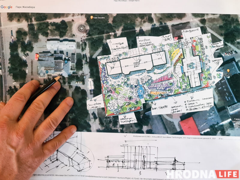 Оранжерея, динозавры и амфитеатр. Что появится возле дворца Четвертинских в Гродно