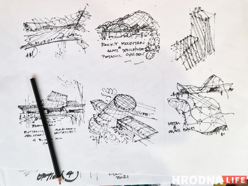 Оранжерея, динозавры и амфитеатр. Что появится возле дворца Четвертинских в Гродно