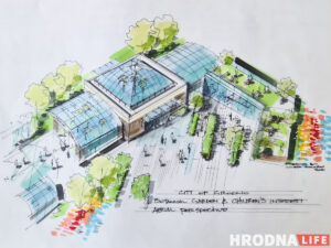 Оранжерея, динозавры и амфитеатр. Что появится возле дворца Четвертинских в Гродно