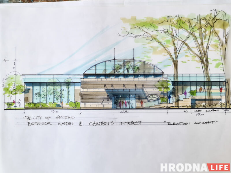 Оранжерея, динозавры и амфитеатр. Что появится возле дворца Четвертинских в Гродно