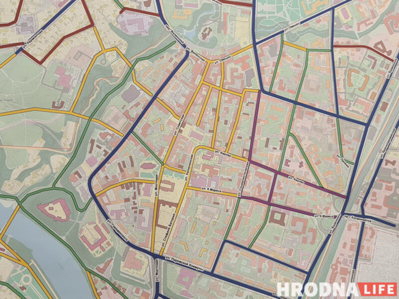 Пешеходные Кирова и Карла Маркса. В Гродно презентовали проект детального планирования центра