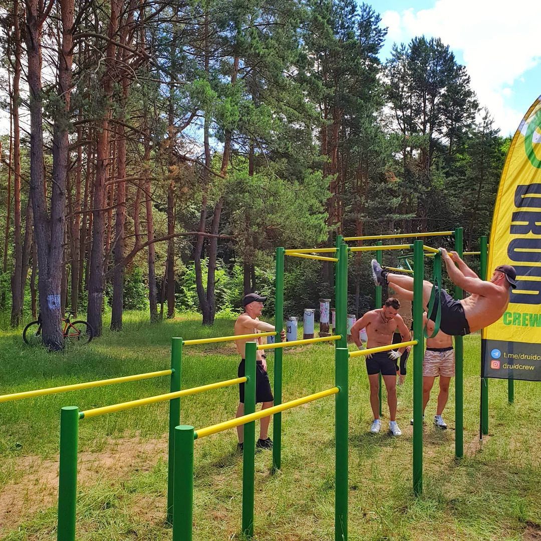 «Место для эффективных и качественных тренировок». В Гродно «друиды» своими силами создали спортивную площадку