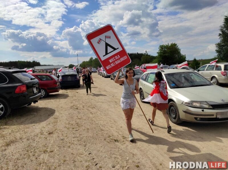 «Освободите политзаключенных и откройте границы». На польско-белорусской границе начался палаточный митинг