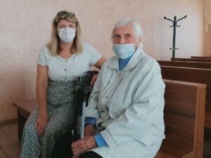 Спорили 7 месяцев. Завершился суд о ремонте трубы между 89-летней гродненкой и водоканалом Гродненка Мария Кивер в зале суда