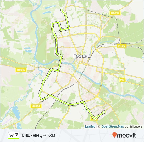 Маршрутка №7 в Гродно временно не будет курсировать