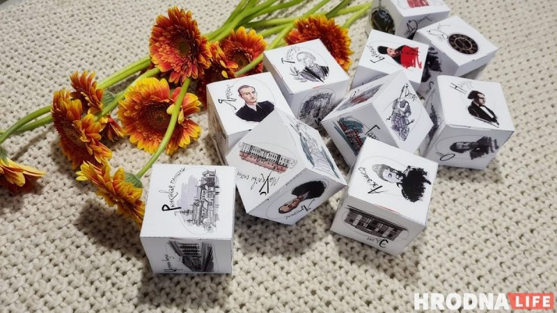 “Гарадзенская азбука” стала набором кубиков. К печати готовится книга Набор з 10 кубікаў "Гарадзенская азбука" ад рэдакцыі Hrodna.life. Іх можна раздрукаваць і скласці самастойна