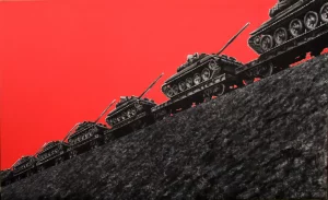 Картина Сергея Гриневича которая не прошла цензуру. Источник: Страница художника в Facebook