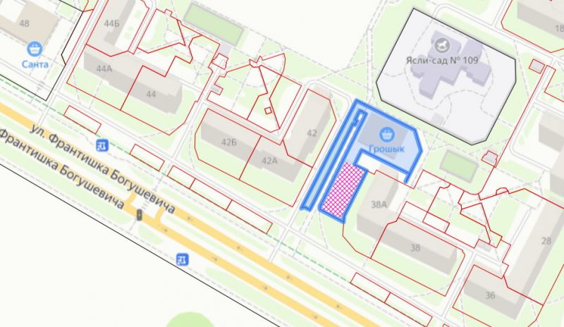 На Ольшанке построят стильный торговый центр: с пилатесом, аптекой и салоном красоты. В проекте есть и озеленение