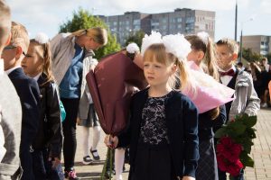 Линейка на 1 сентября 2022 в школе №37 в Гродно