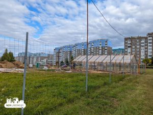 На Фолюше начали строить церковь. Сейчас верующие молятся в спортзале