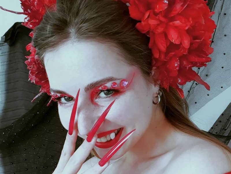 макияж на хэддоуин
