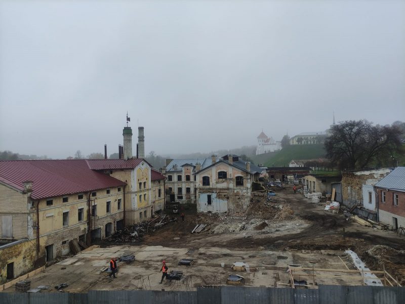 Гродненский пивзавод во время реконструкции. Фото: Hrodna.life
