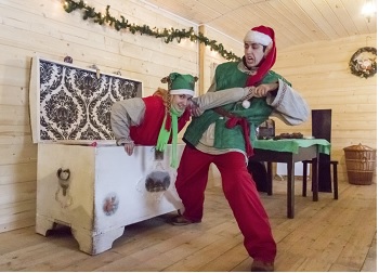 Бондарева атаковала агроусадьбу, где делают “голубичное варенье” для “нетрадиционного” Санта-Клауса Новый год в усадьбе. Фото: folvark.by/