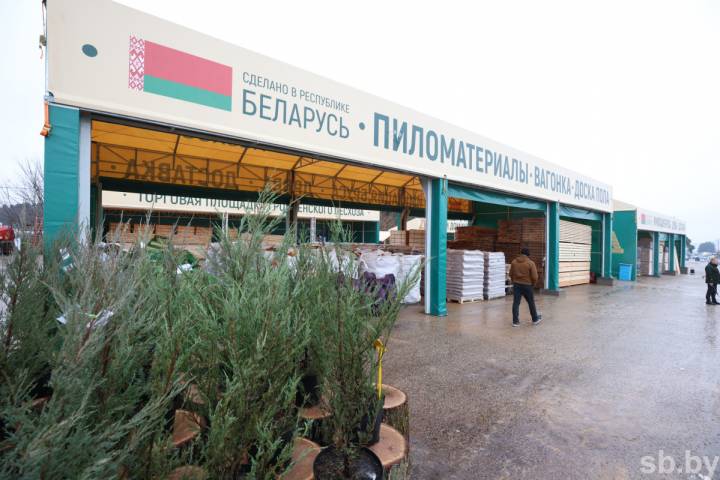 Шоурум и турагентство в одном. Что можно купить на площадке гродненского лесхоза на Южном рынке