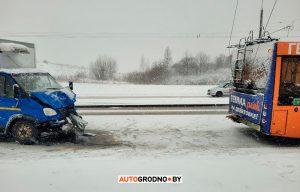 У Гродненской ГАИ есть претензии к коммунальщикам: те плохо чистили улицы в снегопад