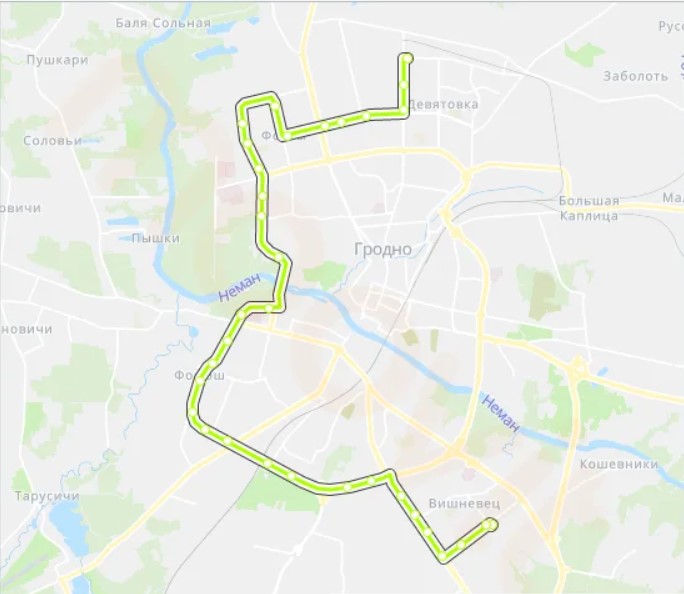 В Гродно появится обновленный автобусный маршрут через весь город автобусный маршрут №28