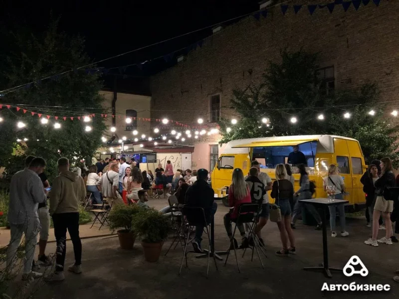 Тусовочное место в Гродно - дворик на Советской 5 у кофейни Джезва