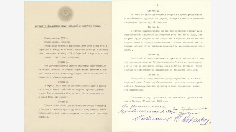 Пакт Молотова-Риббентропа