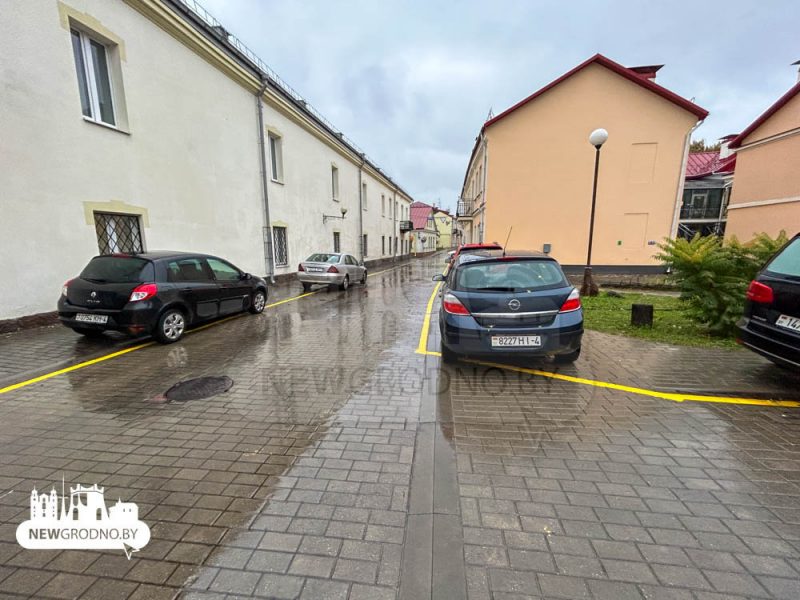 На улице Городничанской в центре Гродно запретили парковку