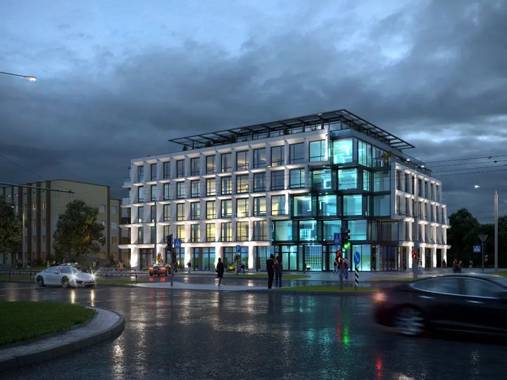 Проект бизнес-центр на Дубко Интелсток Инжиниринг Intelstock архитектор Виктор Воробей и инженер Вадим Жук