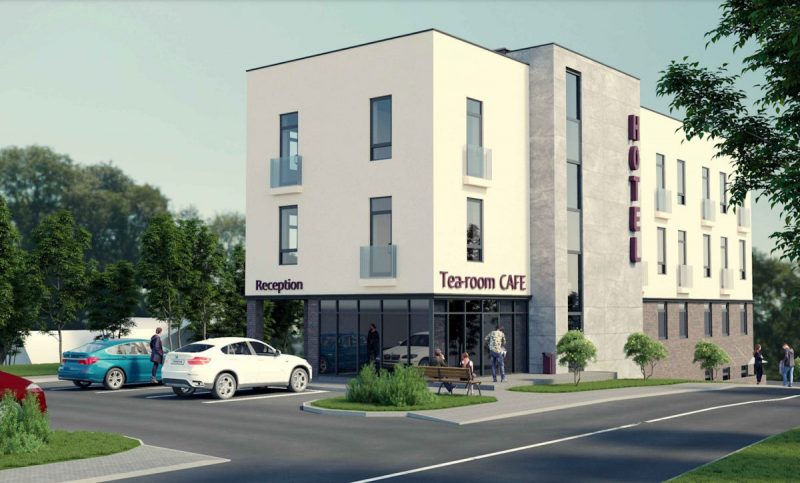 новая гостиница в Пышках - апарт-отель от ООО Астострой