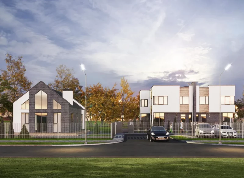 Новый проект застройки на Капличной в Грандичах