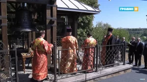 Рядом с Коложей открыли колокольню: её посвятили 80-летию освобождения Беларуси Колокольня. Коложская церковь