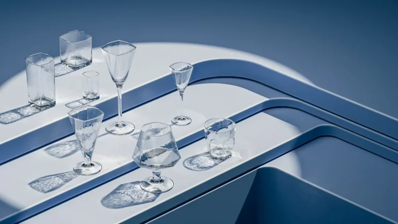 “Из Гродно с любовью”. Какие сувениры привезти из поездки в Гродно Коллекция Arctic от стеклозавода "Неман". Фото: shopneman.by