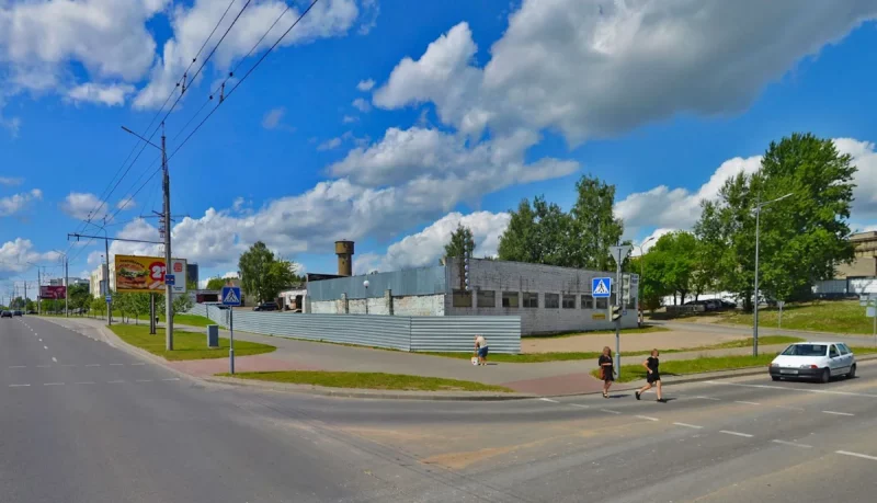 Участок, на котором может появиться новый торговый центр. Скриншот Hrodna.life с сервиса Яндекс Карты