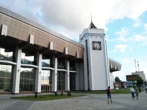 Железнодорожный вокзал в Гродно