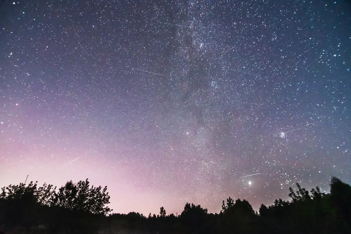 Метеорный поток Персеиды. Фото: .instagram.com/tema_amelyanchik/
