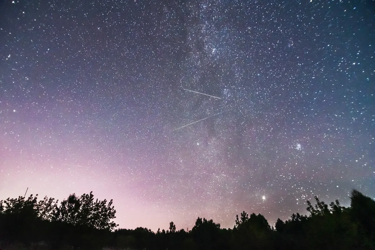 Метеорный поток Персеиды. Фото: .instagram.com/tema_amelyanchik/