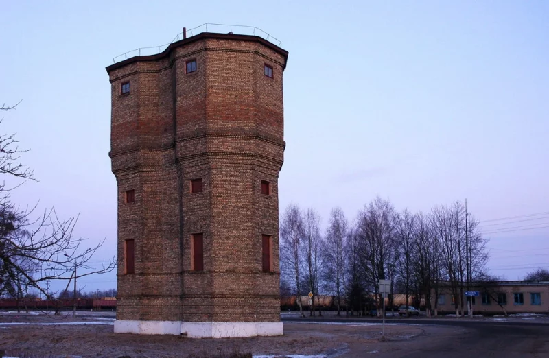 Водонапорная башня в Мостах. Фото: Onliner.by