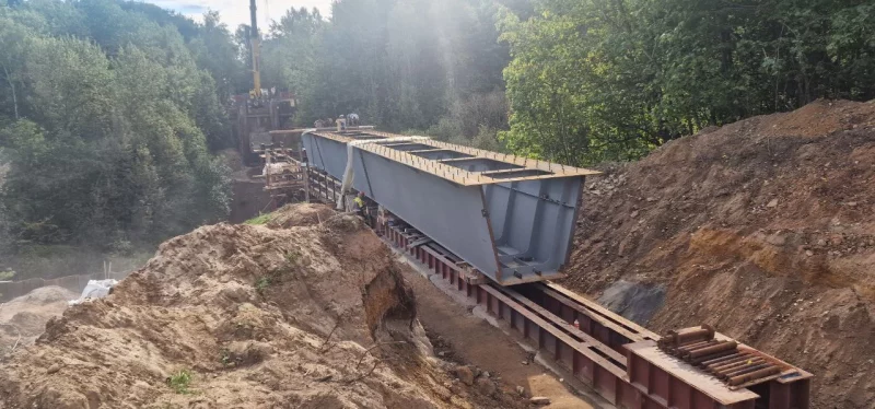 Реконструкция моста на Фомичева. Фото: Гродненский горисполком