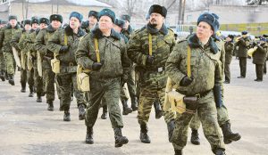 белорусские военные маршируют