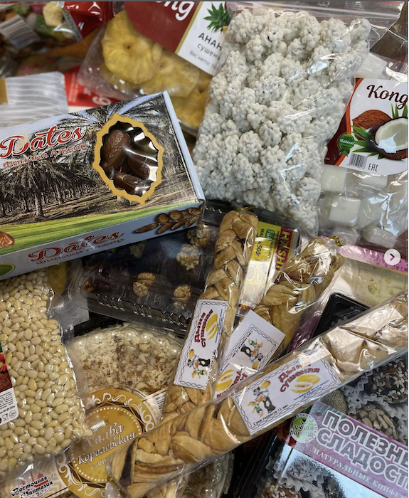 Ассортимент "Фруктового бутика" в Гродно. Скриншот с Instagram магазина