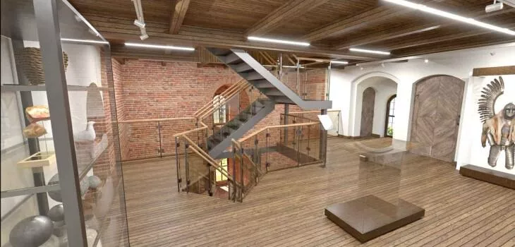 экспазіцыя ў вежы Шчытоўка Навагрудскім замку