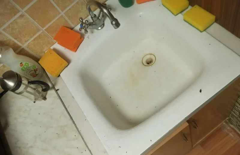 Раковина в общежитии медколледжа. Фото: yandex.by
