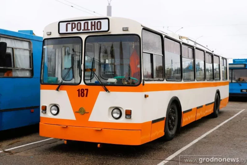 Самый старый троллейбус Беларуси работает в Гродно. Фото: grodnonews.by