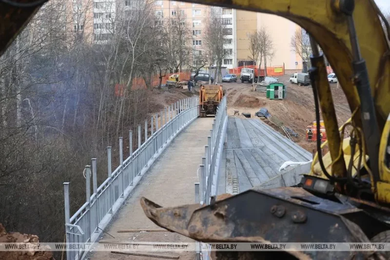 Строительство нового моста на Фомичева около Румлево