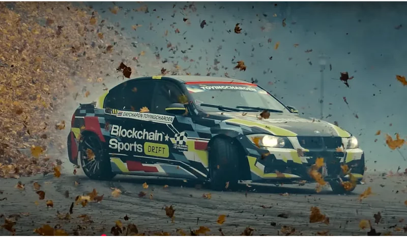 Дрифт в центре Гродно.