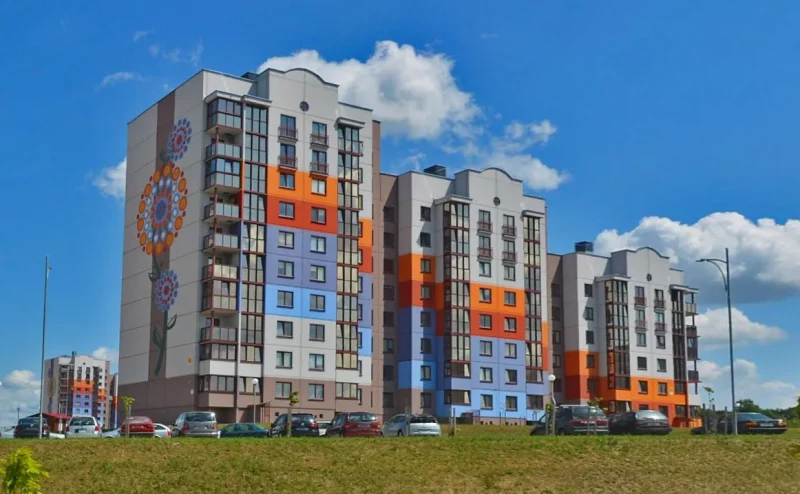 Квартал на углу Магистральной и Якуба Колоса в Гродно, построенный в 2021-2023 годах