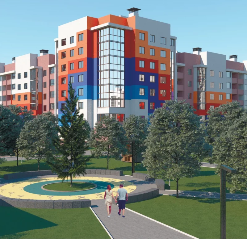 Проект застройки на Магистральной. Источник: Гродненский горисполком