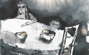 Бывшие актеры Гродненского драмтеатра поставили спектакль про опыт детей политзаключенных Фрагмент афиши спектакля по книге Ольги Величко "Моя мама в тюрьме"