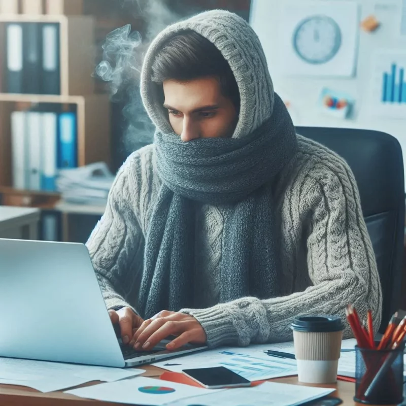 холод на работе