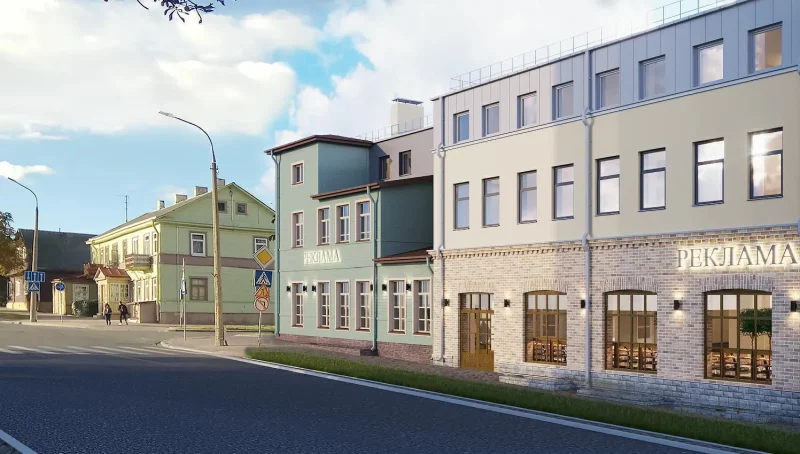 Праект Міцкевіча, 1 пасля перабудовы. Крыніца: Гродзенскі гарвыканкам