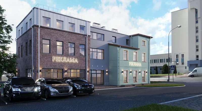 Праект Міцкевіча, 1 пасля перабудовы. Крыніца: Гродзенскі гарвыканкам