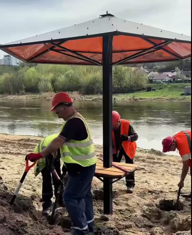 Обновление гродненских пляжей